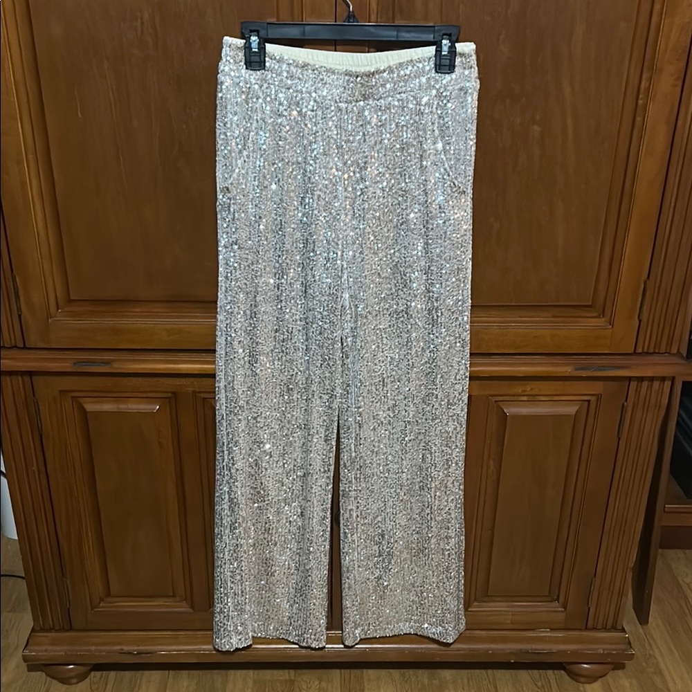 Sequin Embellished Women's Pants